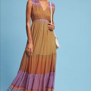Anthropologie Tanvi Kedia Size 4 Maxi Dress